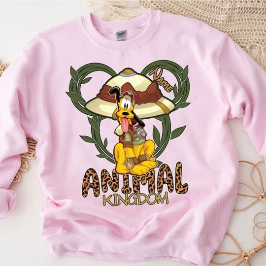 Custom Disney Pluto Animal Kingdom Unisex T-Shirt, Disney Silhouette Shirt