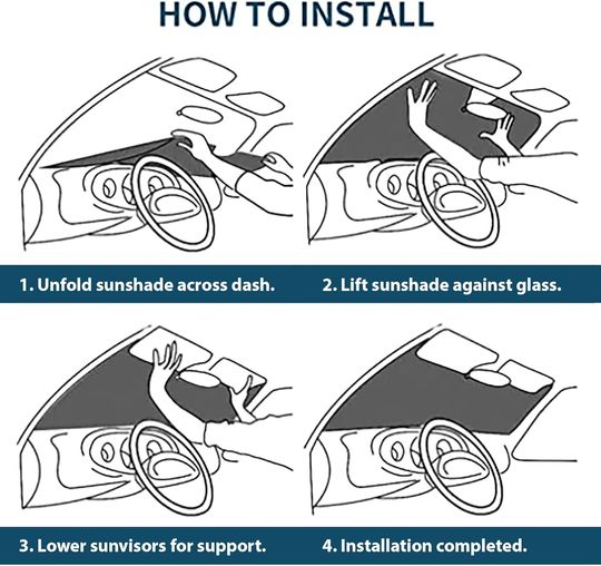 Mandalorian & Grogu Car Sun Shade
