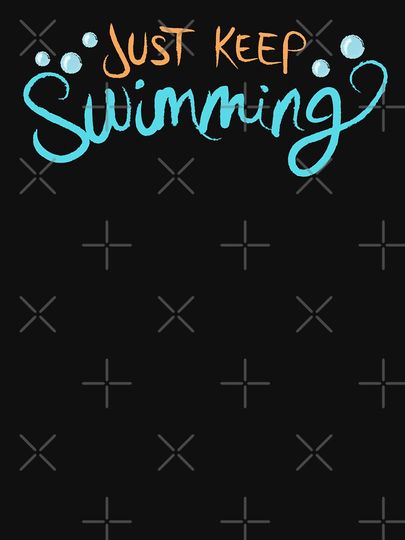 Just Keep Swimming Racerback Tank Top