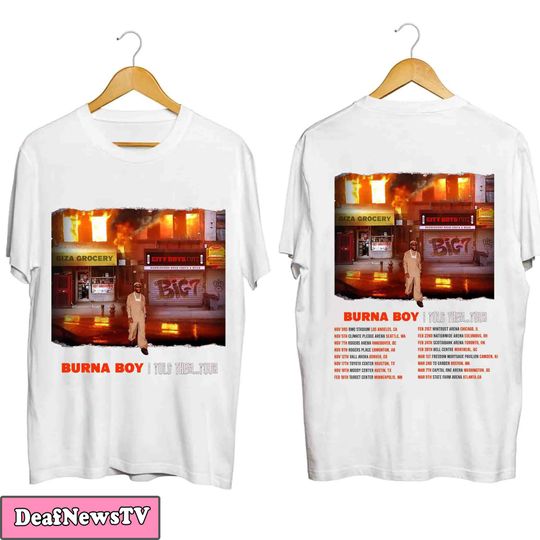 Burna Boy I Told Them Tour 2023 Shirt, Burna Boy Fan Shirt