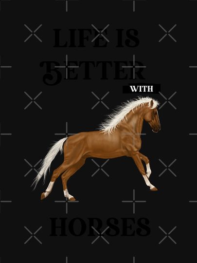 Life is better with horses Tank Top