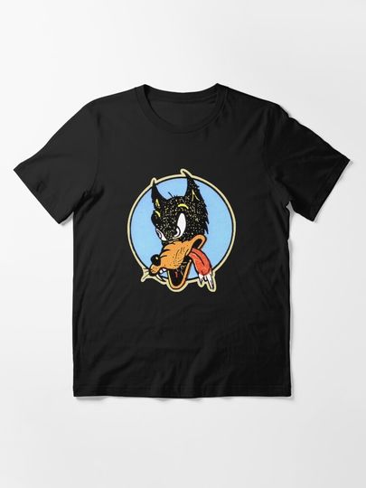 Lone Wolf Jerry Garcia Men's Black Tee Essential T-Shirt