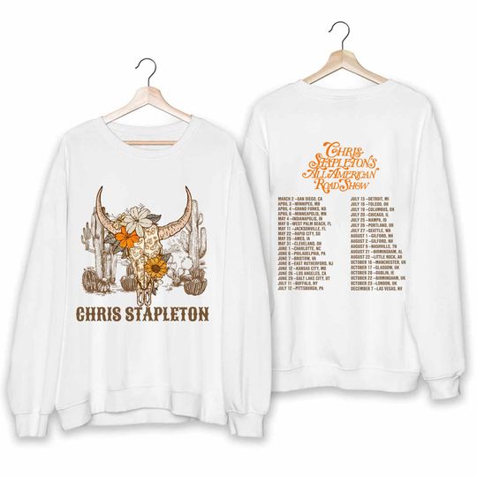 Chris Stapleton All American Road Show 2024 Tour Shirt