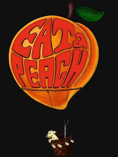 Eat a Peach Racerback Tank Top