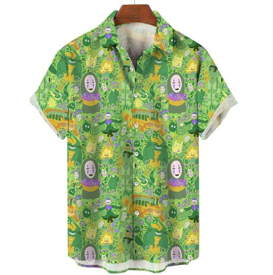 Studio GHIBLI Hawaiian Shirt Aloha Shirt