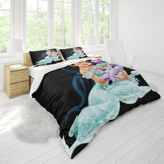 Princess Jasmine Bedding Set, Aladdin Bedding Set, Bedding Set