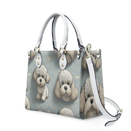 Bichon Leather Bags, Dog Lover Gift