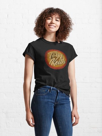 Toby Keith Retro Circle Classic T-Shirt