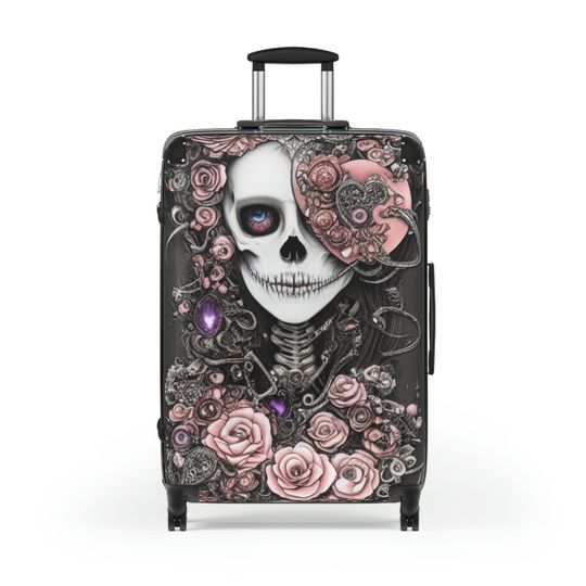 Sugar Skull Carry On Luggage Day of the Dead Suitcase