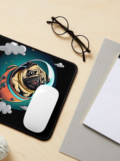 Pugs In Space Mouse Pad