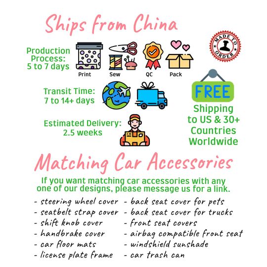 Cottagecore Floral Car Seat Cover