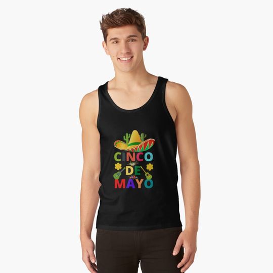 Happy Cinco De Mayo Celebration Tank Top