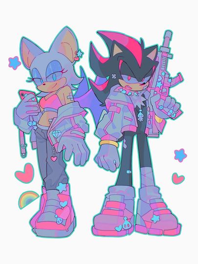 Shadow The Hedgehog Cute Classic T-Shirt