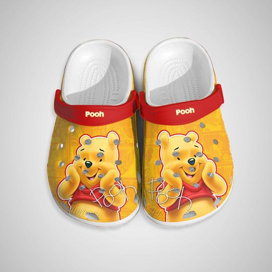 Pooh Clogs Shoes, Gift For Kids, Gift For Her