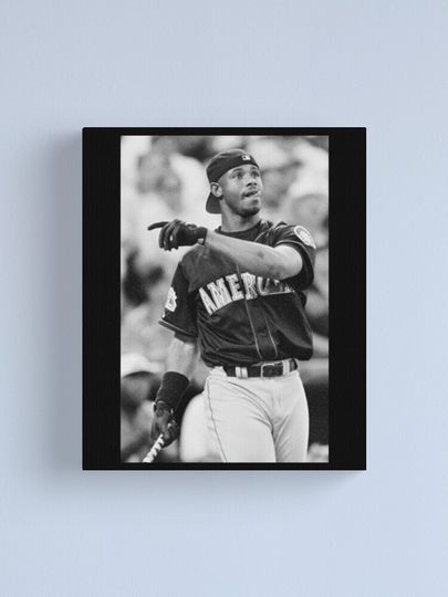 Ken Griffey Jr Canvas, Gift for baseball fan