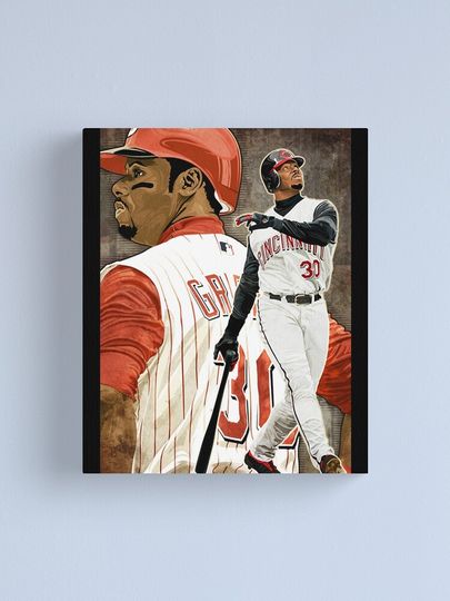 Ken Griffey Jr Canvas, Gift for baseball fan