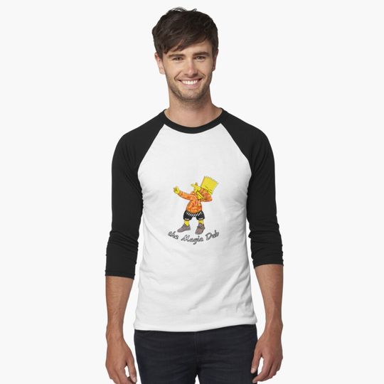 Bart Magic dul set Baseball ¾ Sleeve T-Shirt