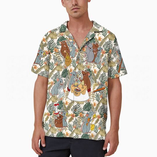 Vintage Disney Ratatouille Hawaiian Shirt Anyone Can Cook Hawaiian Shirt