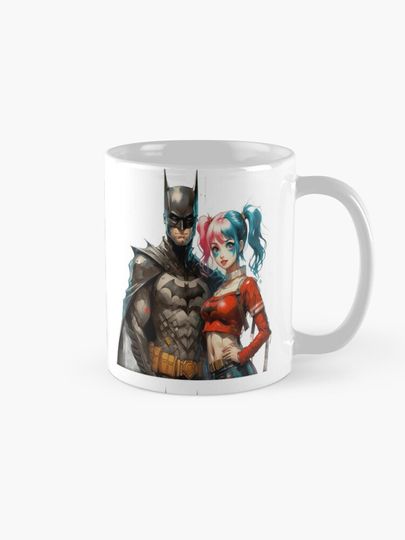 Batman and Harley Quinn Coffee Mug