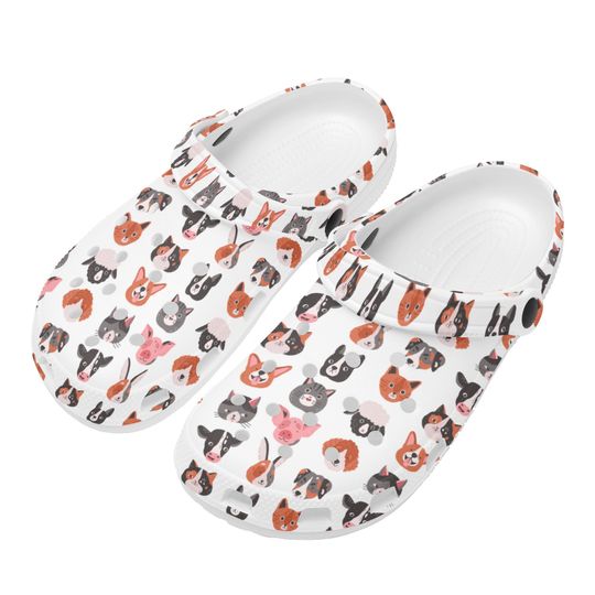 Animal Print Clogs
