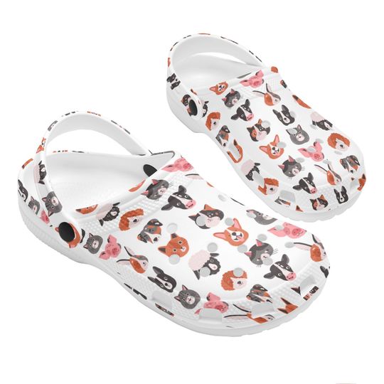 Animal Print Clogs