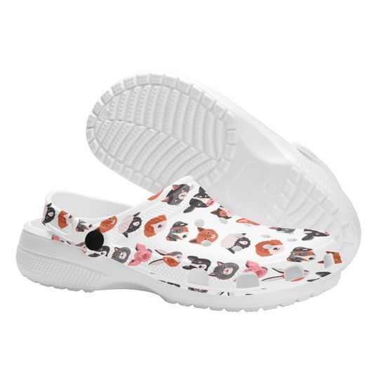 Animal Print Clogs