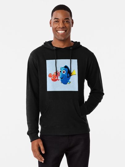 Finding nemo.  	 Lightweight Hoodie