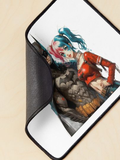 Batman and Harley Quinn Mouse Pad