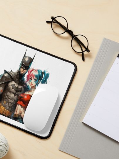 Batman and Harley Quinn Mouse Pad
