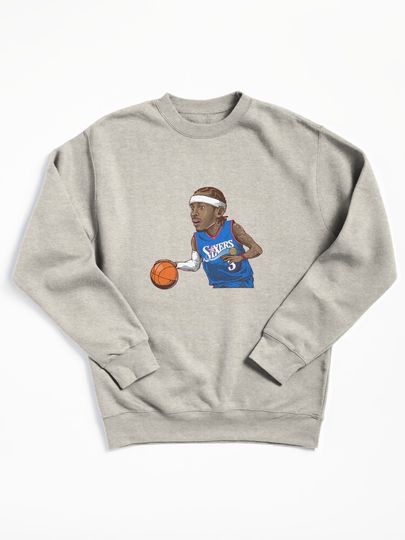Allen Iverson Art Chibi Pullover Sweatshirt