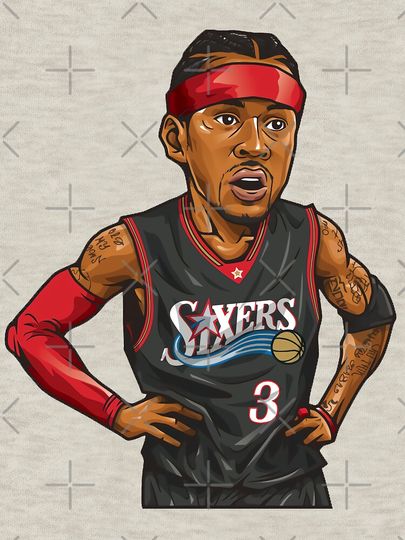 Allen Iverson Art Chibi Pullover Sweatshirt