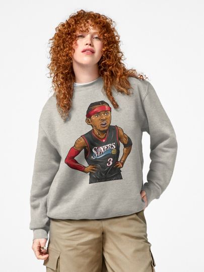 Allen Iverson Art Chibi Pullover Sweatshirt