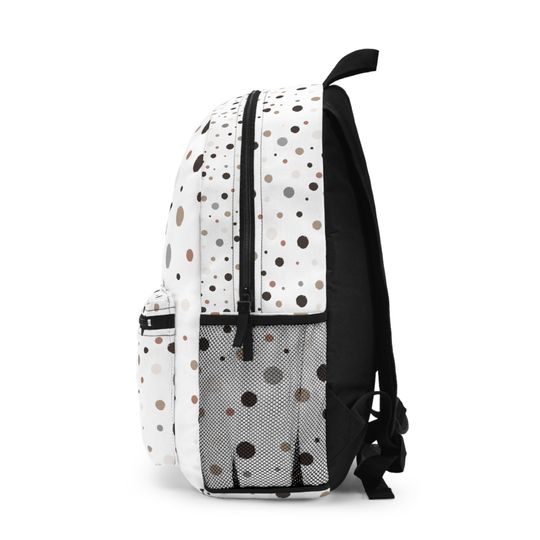 Customizable Modern Polka Dot Backpack | Back to School