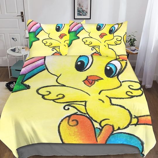 Gracelaza Tweety Bird Bedding Set