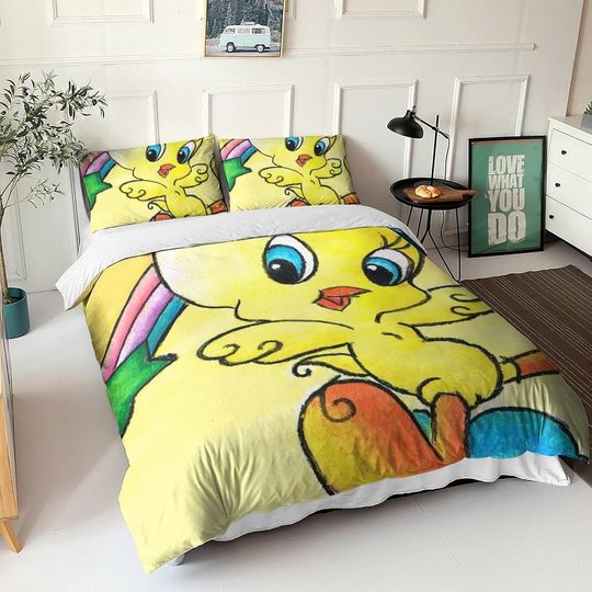 Gracelaza Tweety Bird Bedding Set