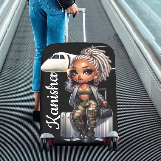 Chibi Flights not Feelings Luggage Cover