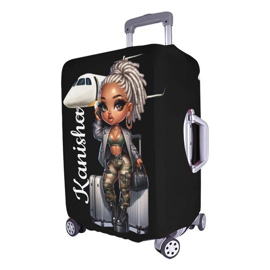 Chibi Flights not Feelings Luggage Cover