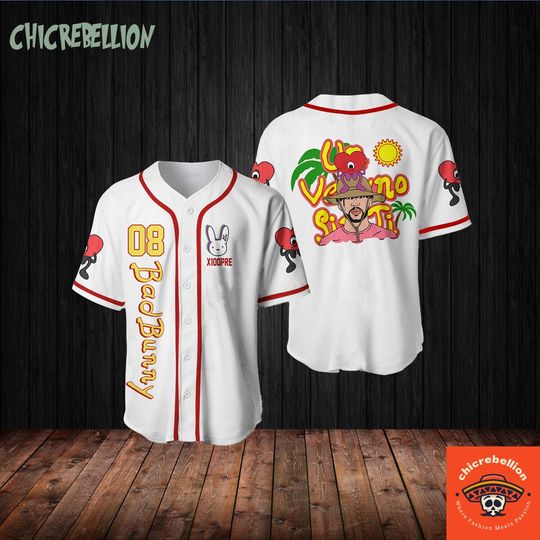 Personalized Bad Bunny Baseball Jersey