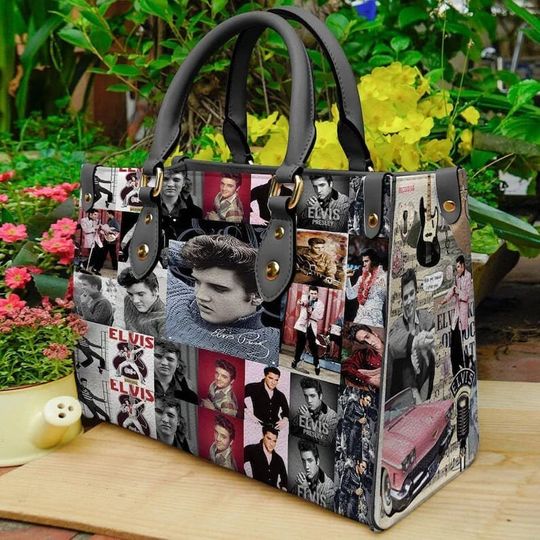 Vintage Elvis Presley Leather bag