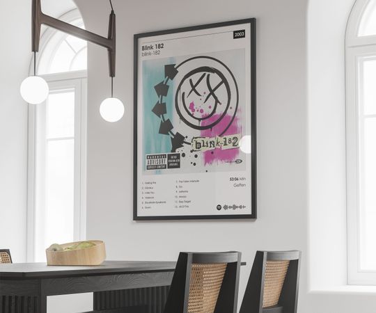 B182 Self-Titled Album, Pop Punk Anthem Poster