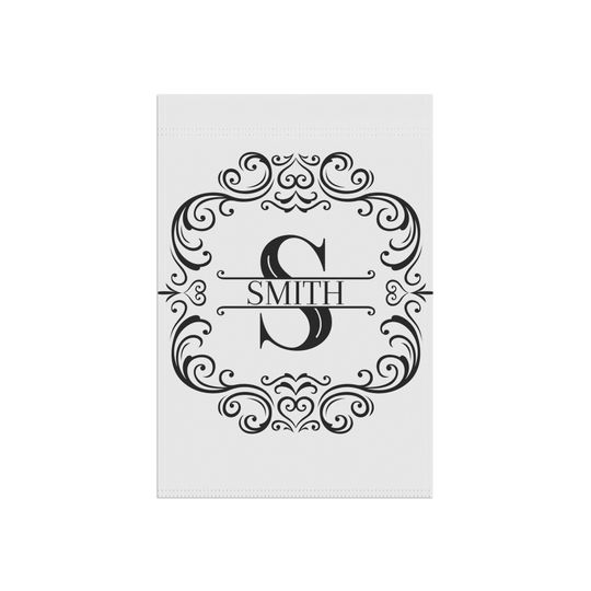 Personalized monogram house flags