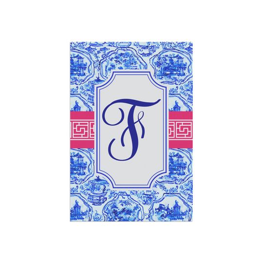 Personalized monogram house flags