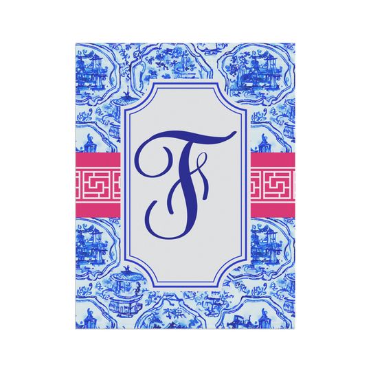 Personalized monogram house flags