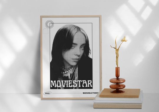 Billie Eilish Poster, Billie Eilish Print, Billie Eilish Decoration, Billie Eilish Merch