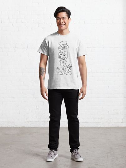 Jiminy Cricket T-Shirt, Disney Pinocchio T-shirt