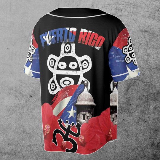 Customize Name Puerto Rico Baseball Jersey