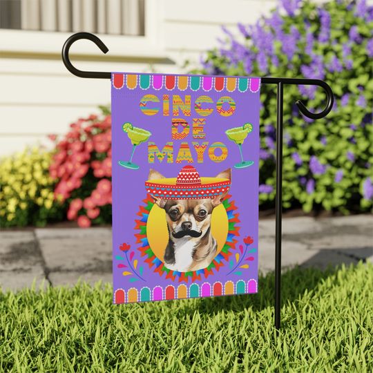 Happy Cinco De Mayo Garden Flag
