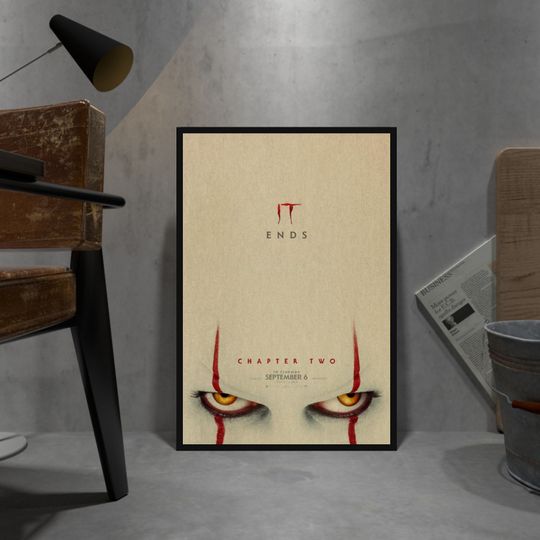 IT Poster, Pennywise Poster, Wall Decor