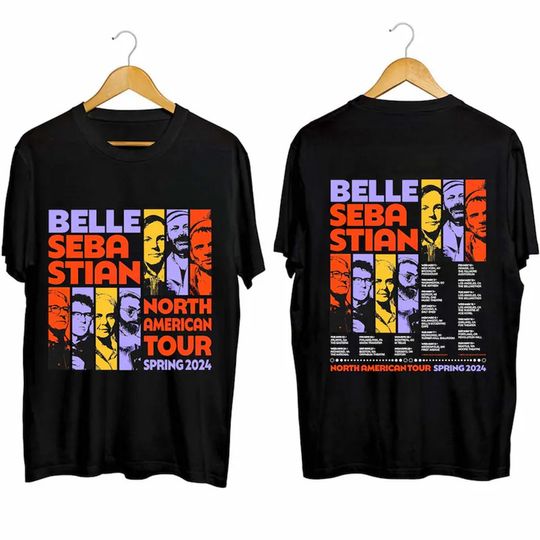 Belle and Sebastian 2024 Tour Double Sided Shirt