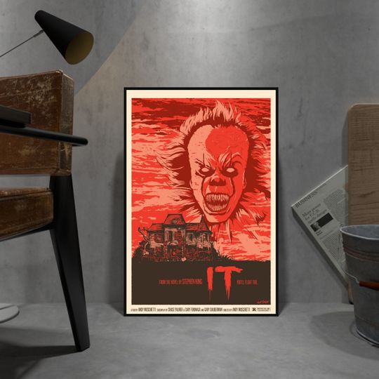 IT Poster, Pennywise Poster, Wall Decor